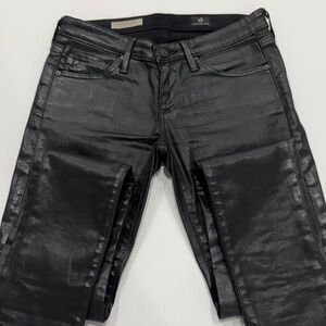 AG Coated Black Jeans.